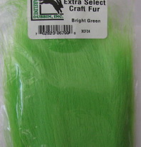 craft fur Bright Green extra select Hareline